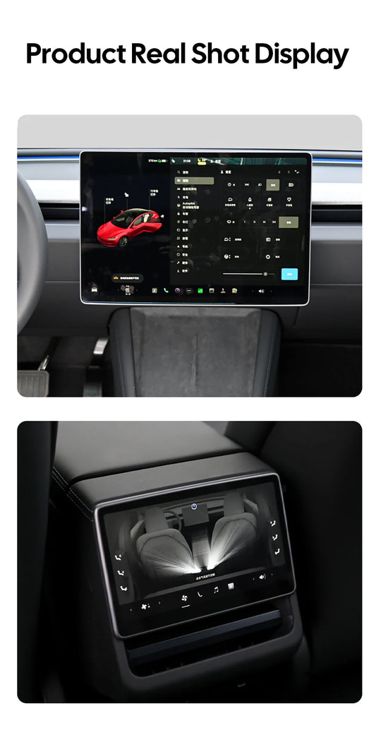 Protezione Schermo in Vetro Temperato Opaco Anti-Riflesso per Tesla Model 3/Y (2021-2025, incluso Highland)